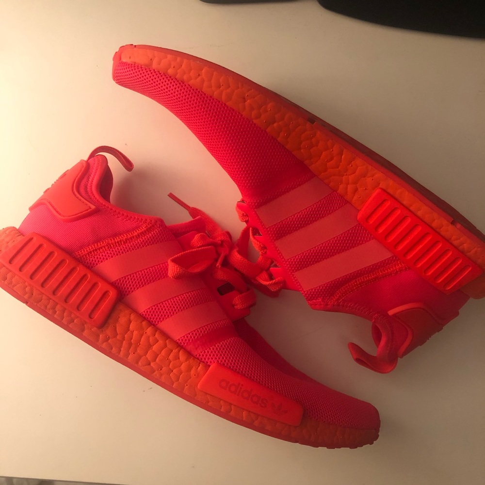 Adidas Boost Mens Sneakers Orange